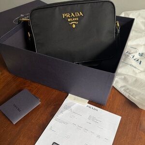 Prada camera bag tessuto 1BH089